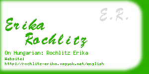 erika rochlitz business card